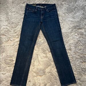J Crew Women’s Deep Indigo Slim Jeans